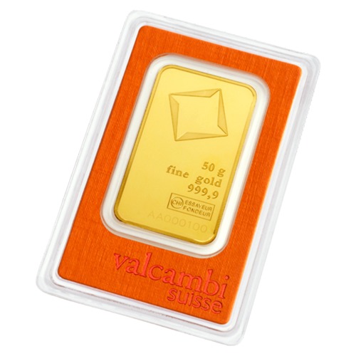 50 Gram Valcambi Gold Bar - TRB Bullion - TRB Bullion