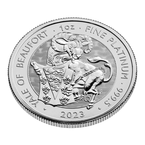 (NEW) 1 oz 2023 Tudor Beasts The Yale of Beaufort Platinum Coin - TRB ...