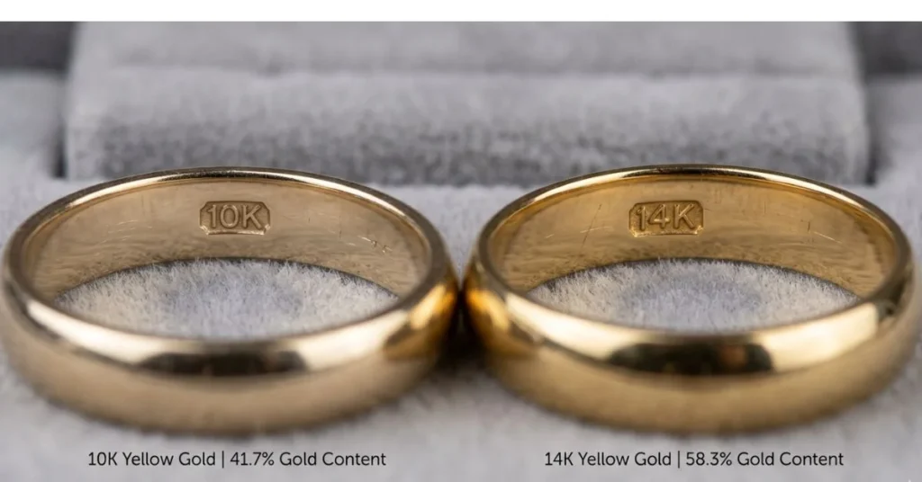 gold karat stamp hallmark