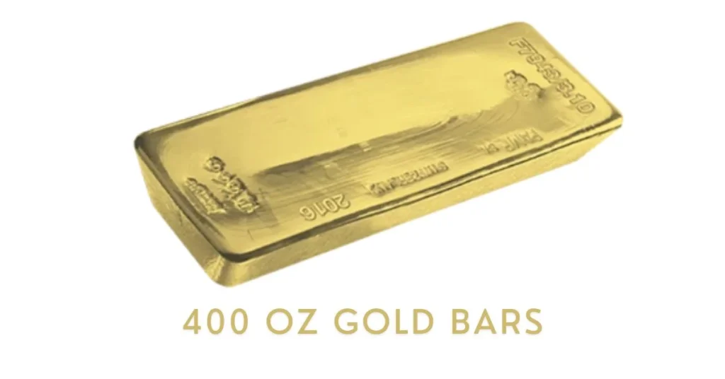 400 oz gold bars
