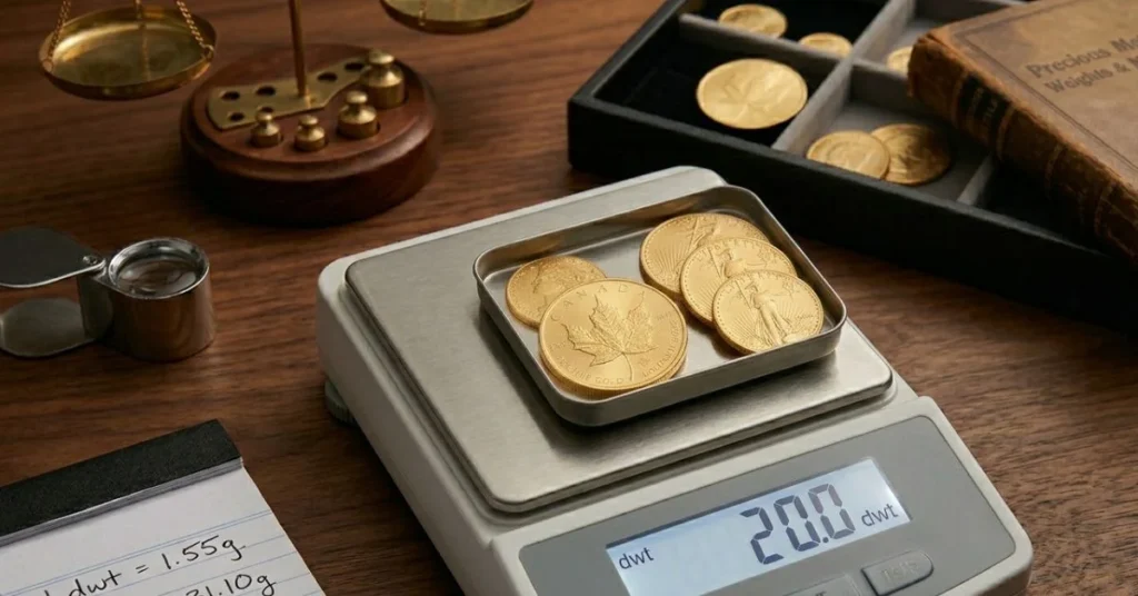 dwt to troy ounces