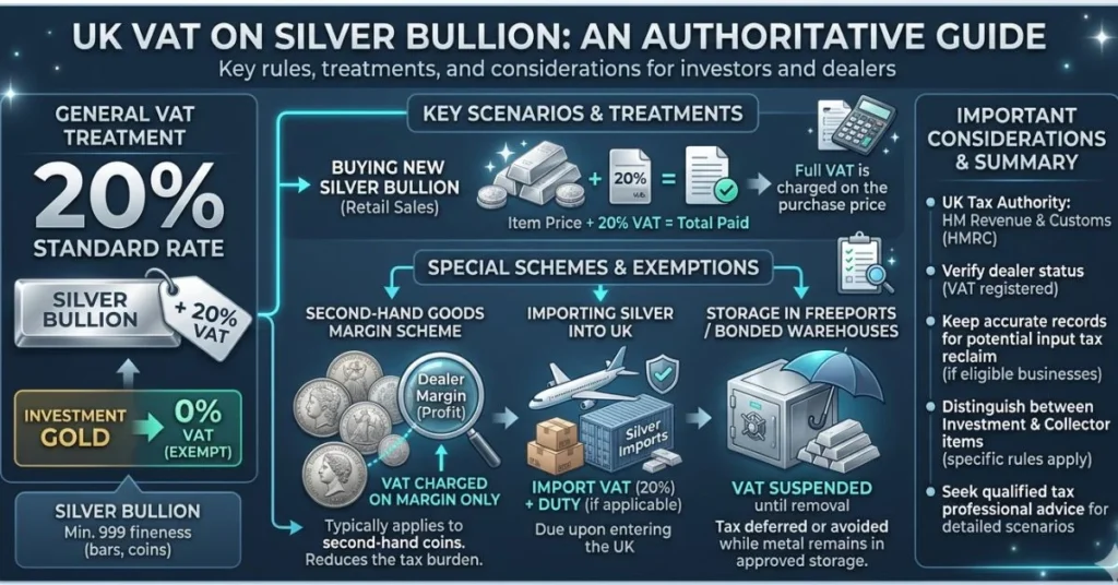UK silver VAT infographic