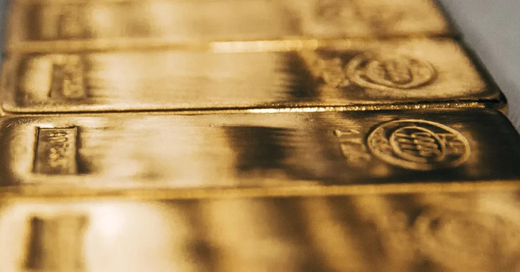 Physical gold bullion bars