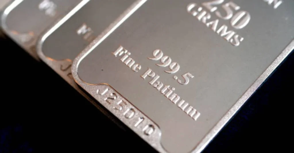Fine platinum bullion hallmarks