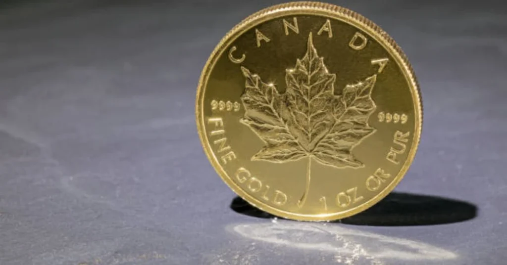 Pure gold bullion coin