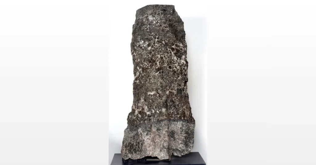 Raw platinum ore sample